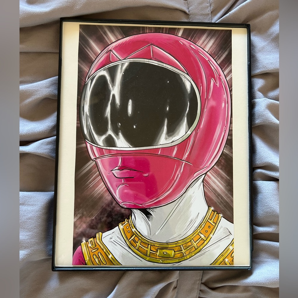 Power rangers zeo pink art print